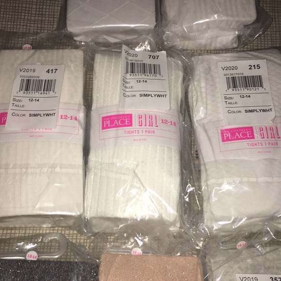 Girls 8 piece stockings/tights - Picture 3 of 4